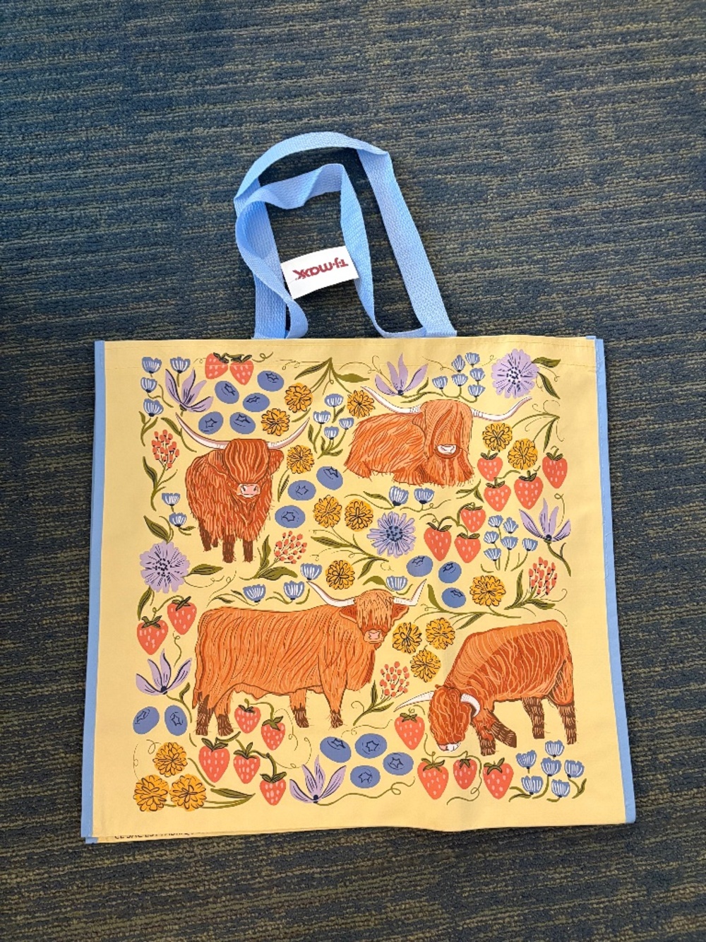 VIRAL TJ MAXX MARSHALLS HOMEGOODS Highland cow reusable tote